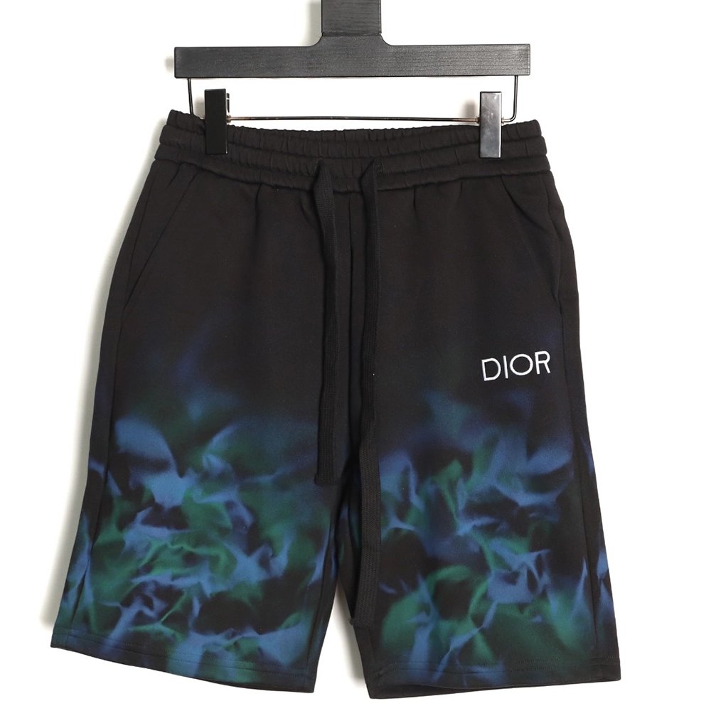 Dior Smoke-Effect Print Shorts,Dior