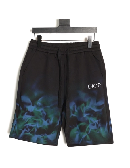 Dior Smoke-Effect Print Shorts,Dior