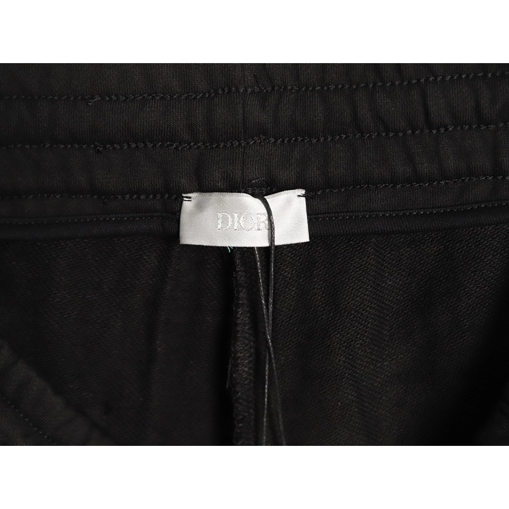 Dior Inkjet Graffiti Embroidered Logo Shorts,Dior