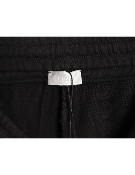 Dior Inkjet Graffiti Embroidered Logo Shorts,Dior