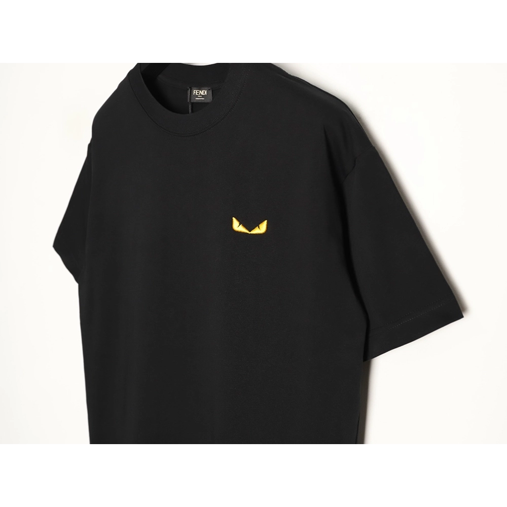 Fendi Monster Eyes Embroidered Short-Sleeve T-Shirt TSK1,Fendi