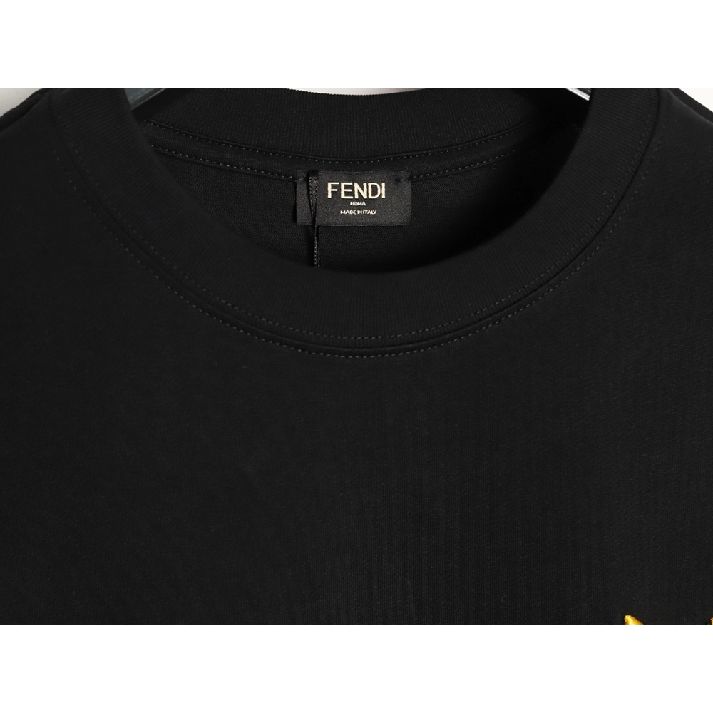 Fendi Monster Eyes Embroidered Short-Sleeve T-Shirt TSK1,Fendi