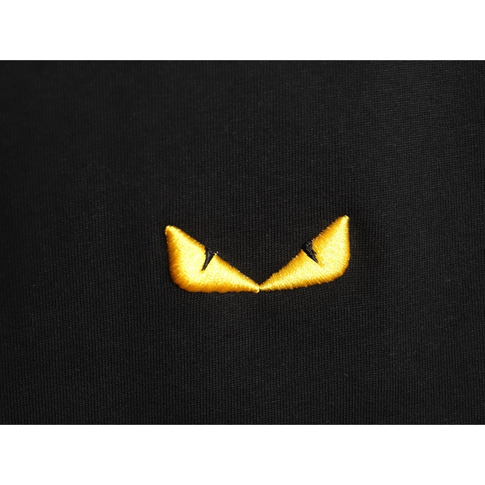 Fendi Monster Eyes Embroidered Short-Sleeve T-Shirt TSK1,Fendi