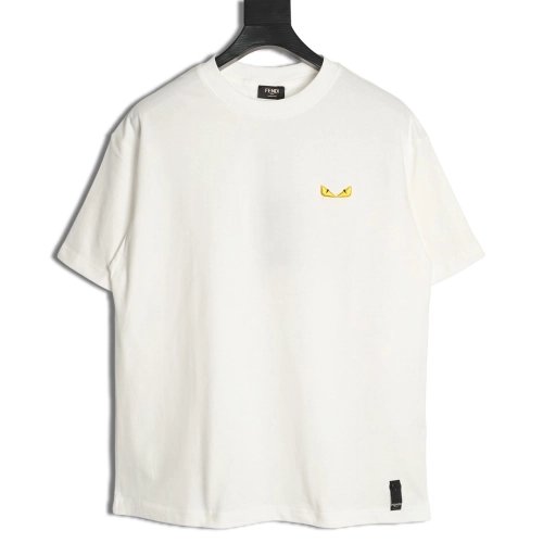Fendi Monster Eyes Embroidered Short-Sleeve T-Shirt,Fendi
