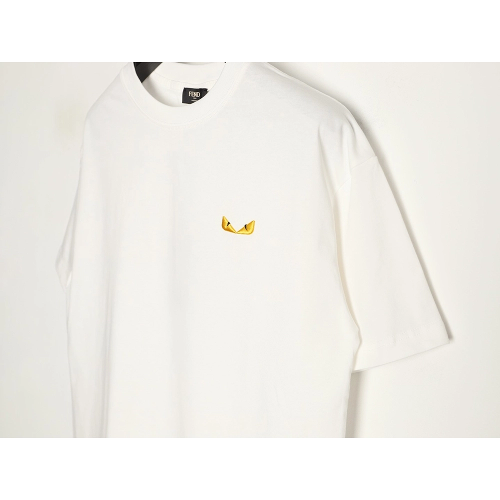 Fendi Monster Eyes Embroidered Short-Sleeve T-Shirt,Fendi