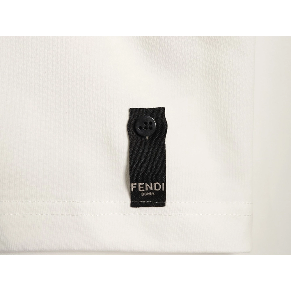 Fendi Monster Eyes Embroidered Short-Sleeve T-Shirt,Fendi