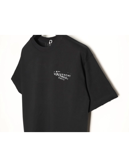 Givenchy Mottled Letter Print Short-Sleeve T-Shirt,Givenchy