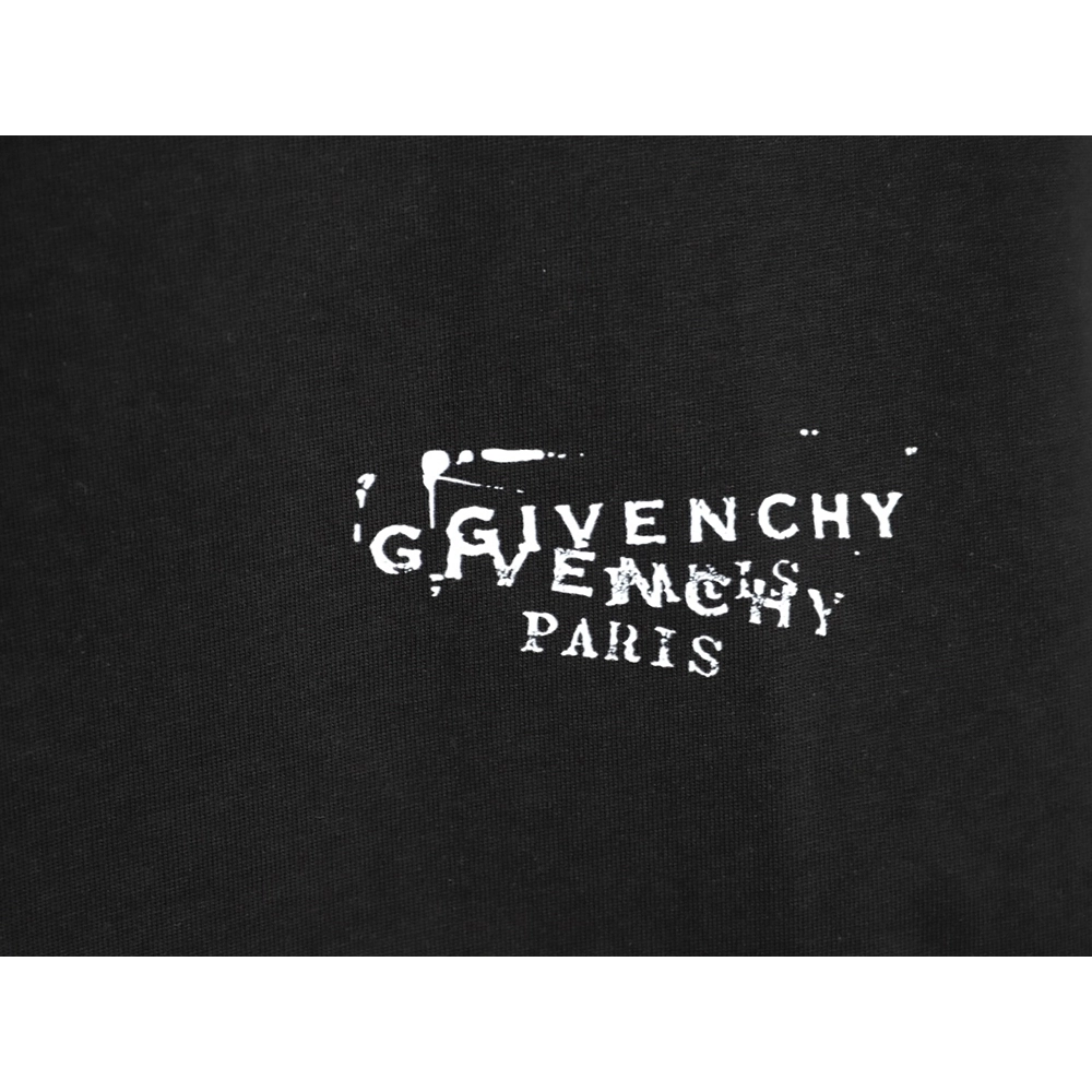 Givenchy Mottled Letter Print Short-Sleeve T-Shirt,Givenchy