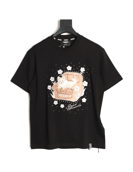 Good Brand Sofa Cat Pattern Short-Sleeve T-Shirt TSK1,Good Brand