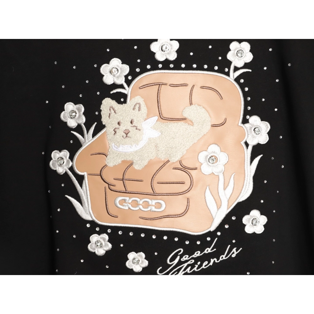 Good Brand Sofa Cat Pattern Short-Sleeve T-Shirt TSK1,Good Brand