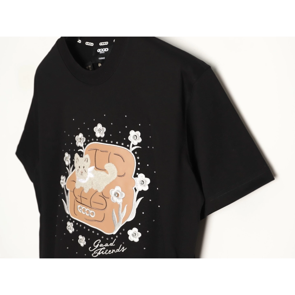 Good Brand Sofa Cat Pattern Short-Sleeve T-Shirt TSK1,Good Brand