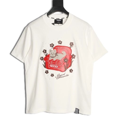 Good Brand Sofa Cat Pattern Short-Sleeve T-Shirt,Good Brand