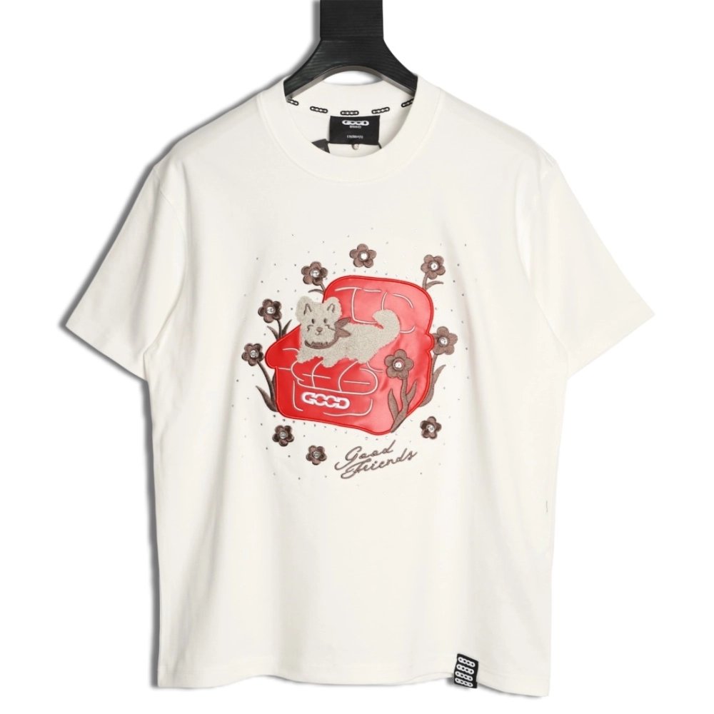Good Brand Sofa Cat Pattern Short-Sleeve T-Shirt,Good Brand