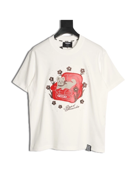 Good Brand Sofa Cat Pattern Short-Sleeve T-Shirt,Good Brand