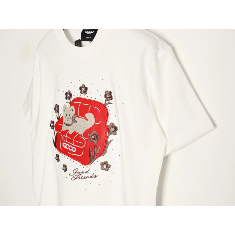 Good Brand Sofa Cat Pattern Short-Sleeve T-Shirt,Good Brand