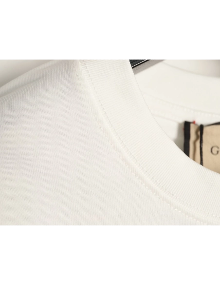 Gucci fluorescent pink logo embroidered short-sleeved shirt,Gucci