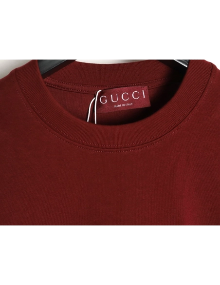 Gucci Two-Tone Horsebit Web Short-Sleeve T-Shirt,Gucci
