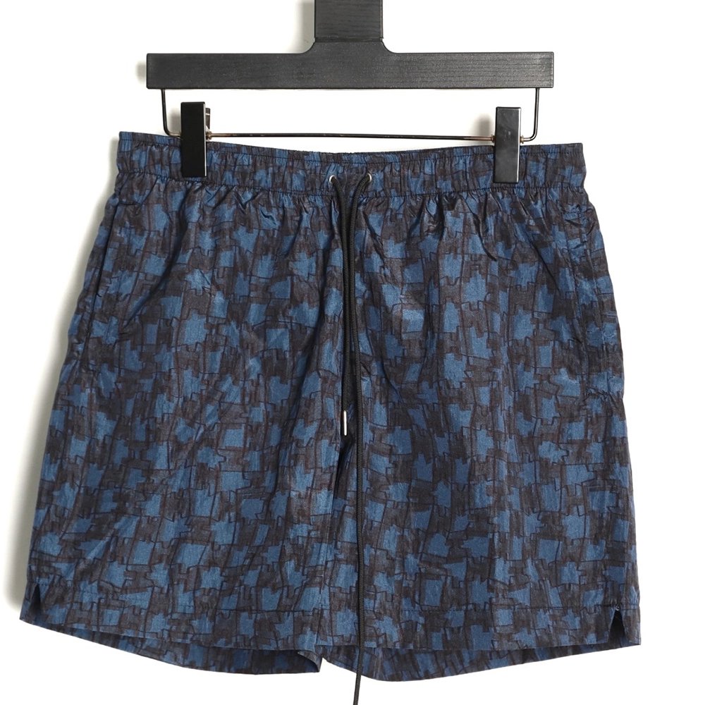 Herm¨¨s Paris All-Over Logo Nylon Shorts,Hermes