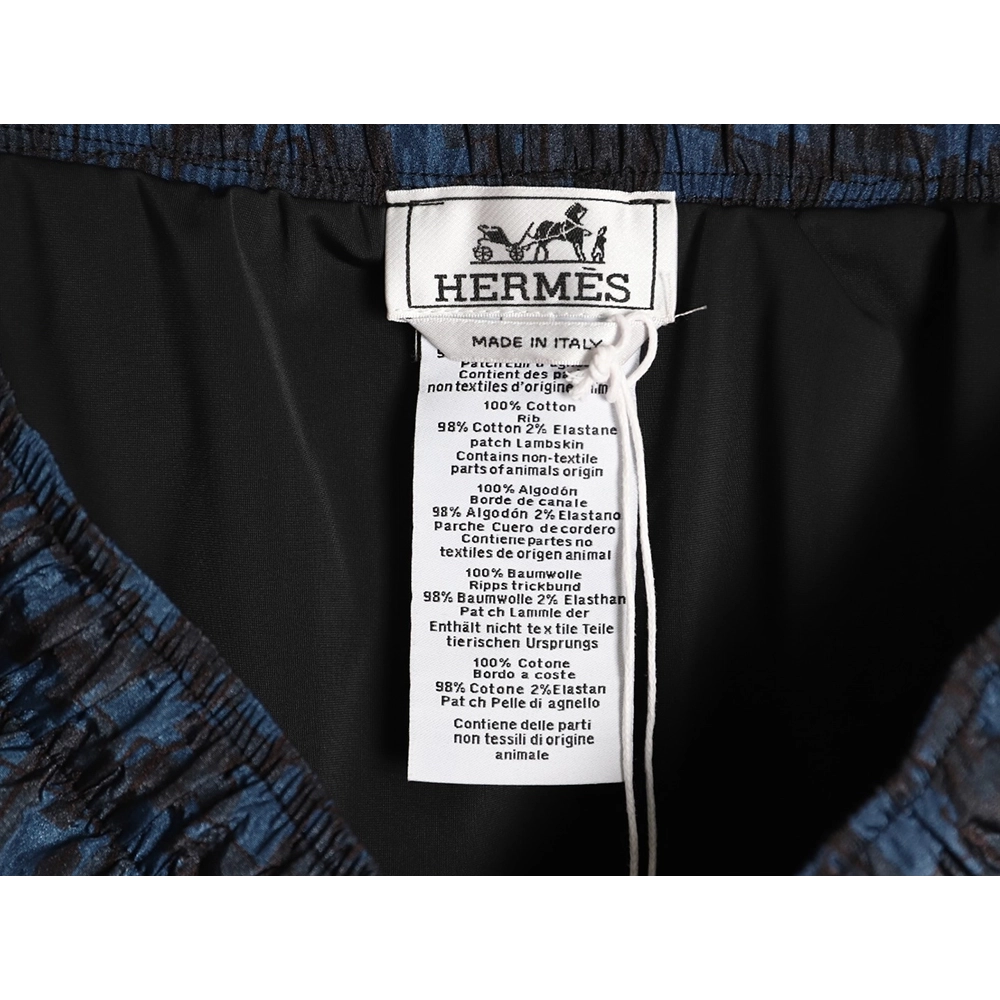 Herm¨¨s Paris All-Over Logo Nylon Shorts,Hermes