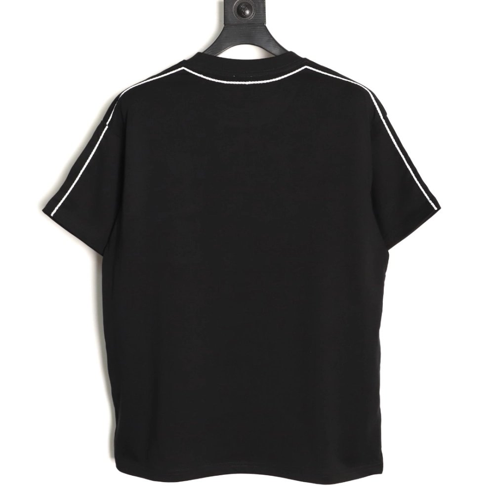 Loewe embroidered cat logo short-sleeved T-shirt TSK1,Loewe