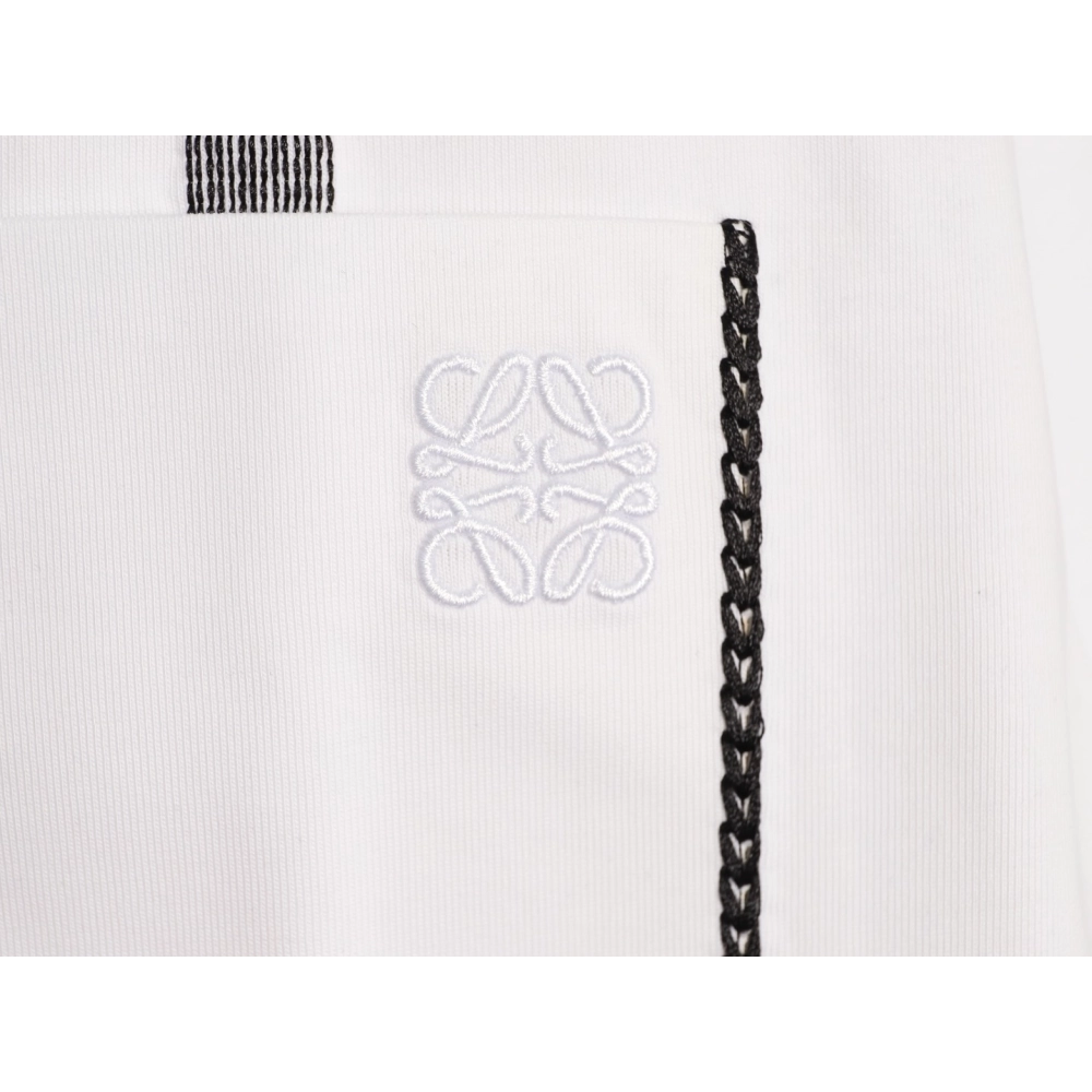 Loewe embroidered cat logo short-sleeved T-shirt,Loewe