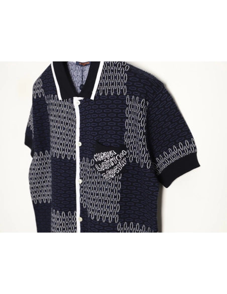 Louis Vuitton Damier Jacquard Knit Short-Sleeve Cardigan,Louis Vuitton