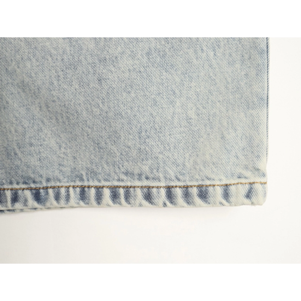 Louis Vuitton embroidered pocket logo denim shorts,Louis Vuitton