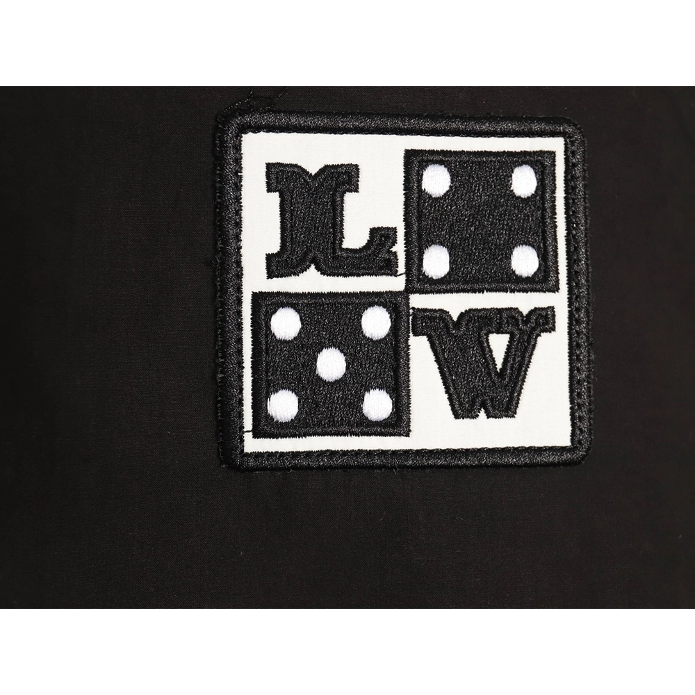 Louis Vuitton Dice Letter Embroidered Short-Sleeve Shirt,Louis Vuitton