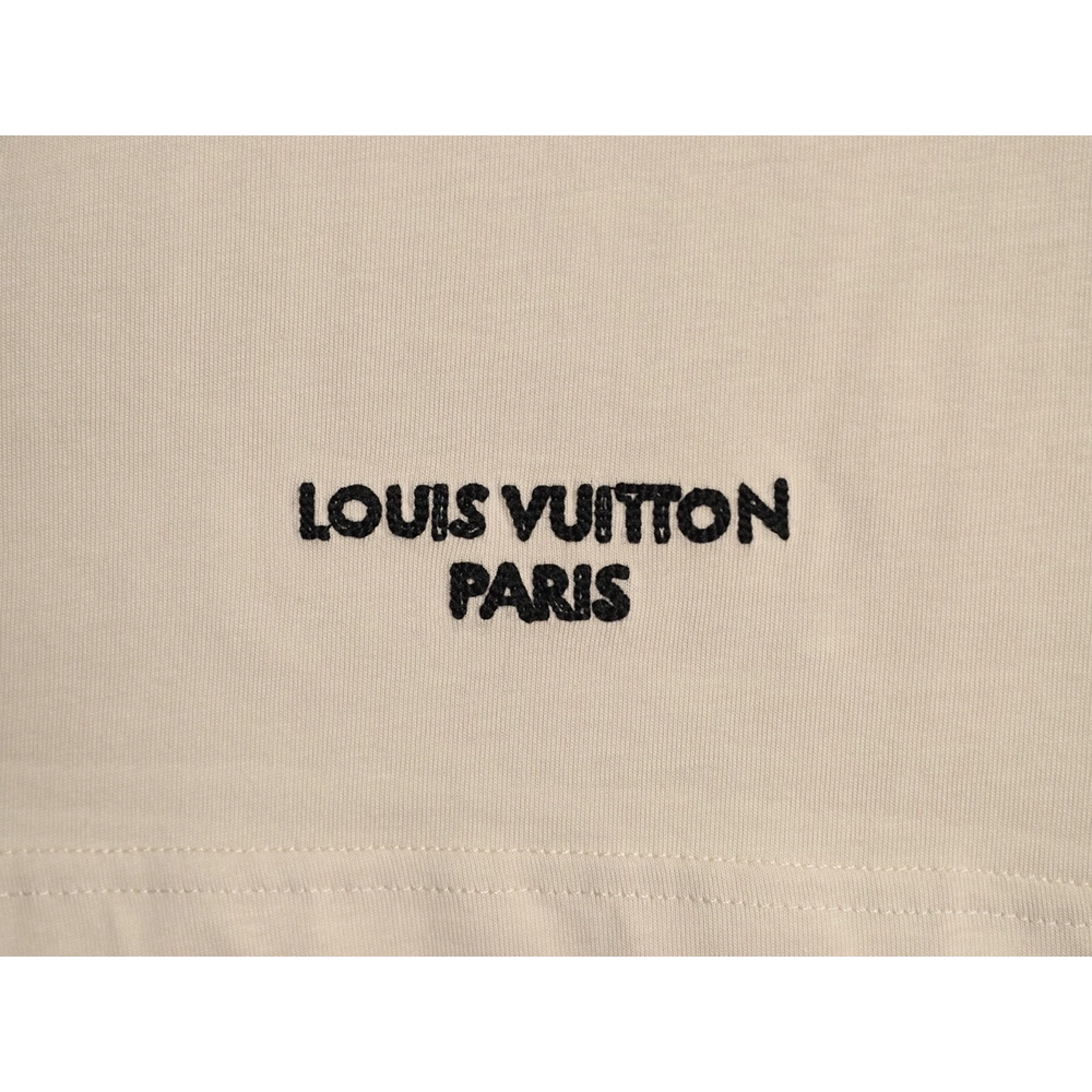 Louis Vuitton Embroidered Logo Short-Sleeve T-Shirt,Louis Vuitton