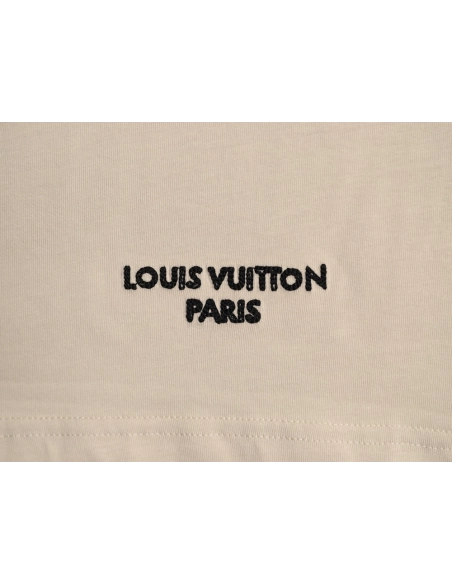 Louis Vuitton Embroidered Logo Short-Sleeve T-Shirt,Louis Vuitton