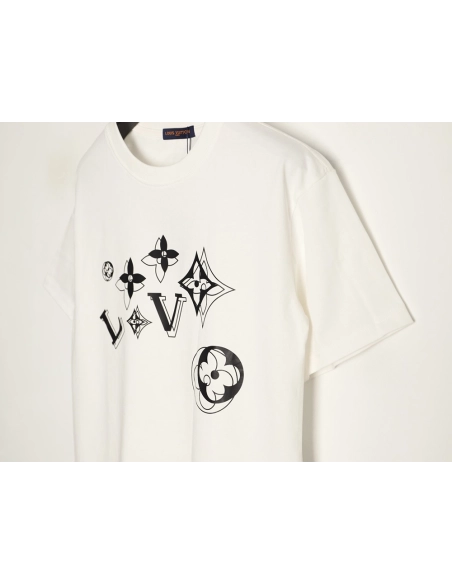 Louis Vuitton Phantom Logo Short-Sleeve T-Shirt,Louis Vuitton