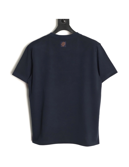 Louis Vuitton Appliqu¨¦ Embroidered Short-Sleeve T-Shirt,Louis Vuitton