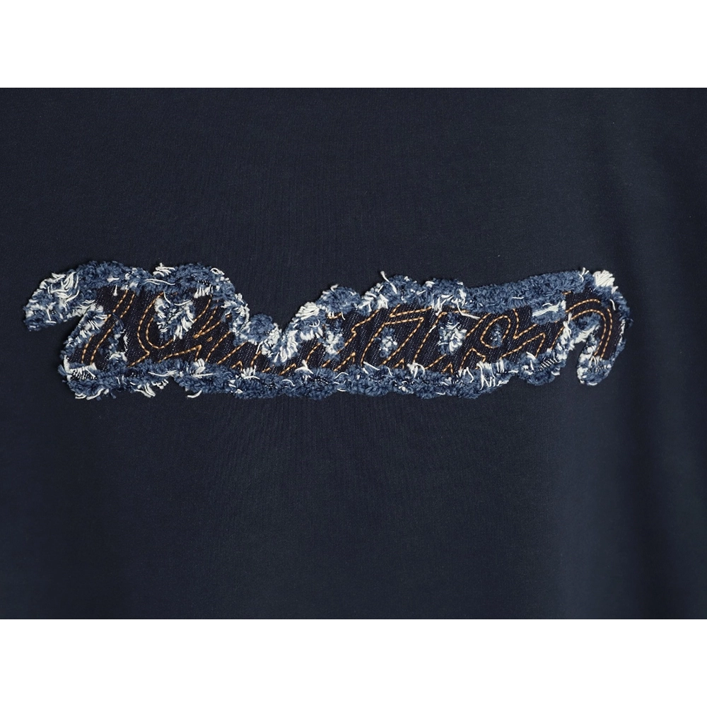 Louis Vuitton Appliqu¨¦ Embroidered Short-Sleeve T-Shirt,Louis Vuitton