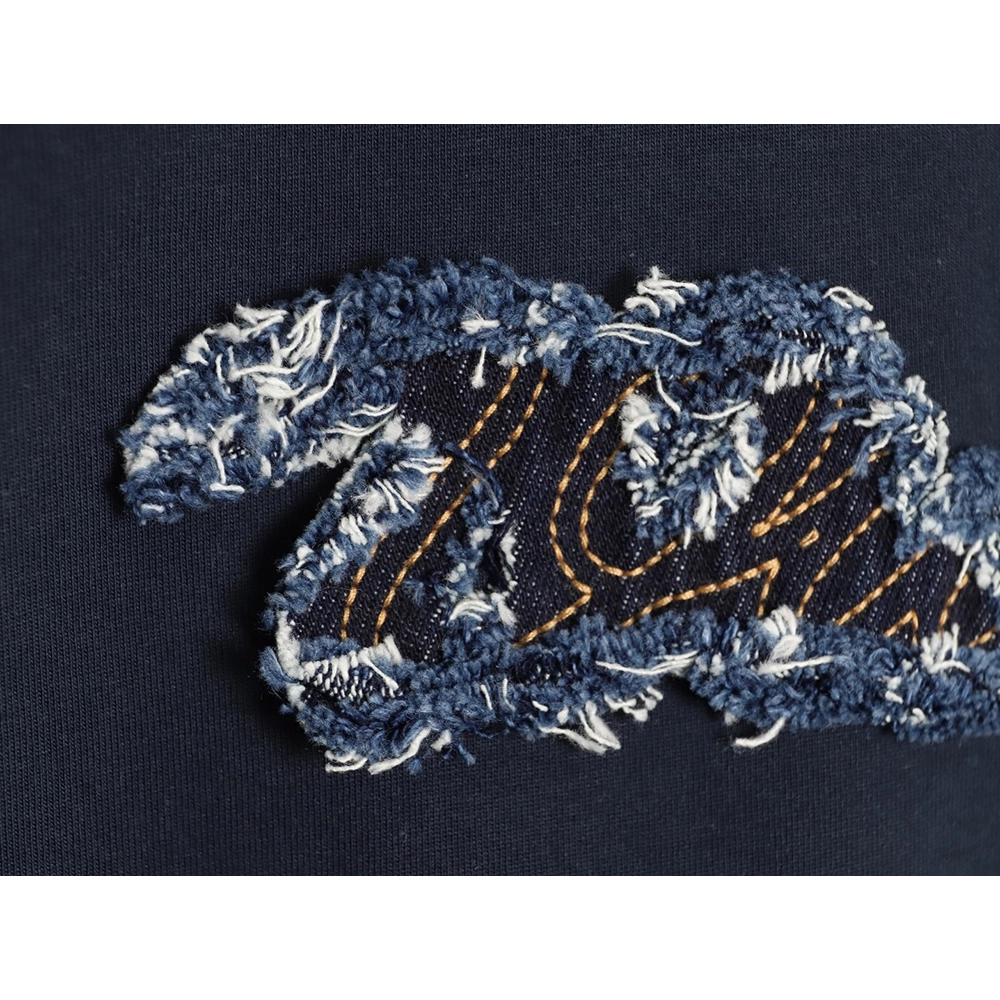 Louis Vuitton Appliqu¨¦ Embroidered Short-Sleeve T-Shirt,Louis Vuitton