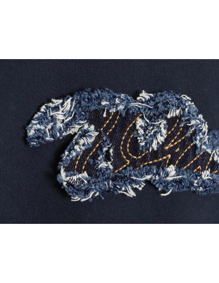 Louis Vuitton Appliqu¨¦ Embroidered Short-Sleeve T-Shirt,Louis Vuitton