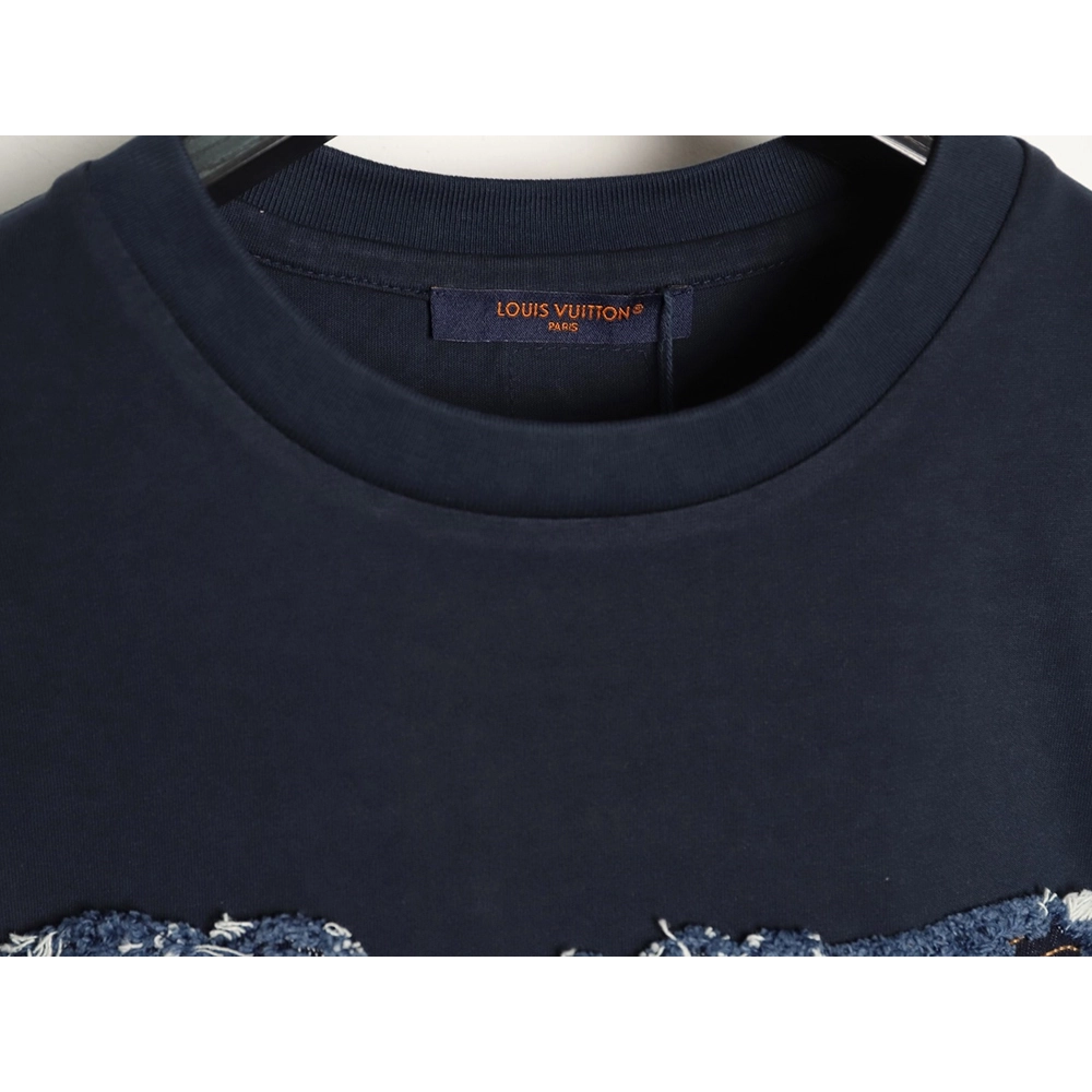 Louis Vuitton Appliqu¨¦ Embroidered Short-Sleeve T-Shirt,Louis Vuitton
