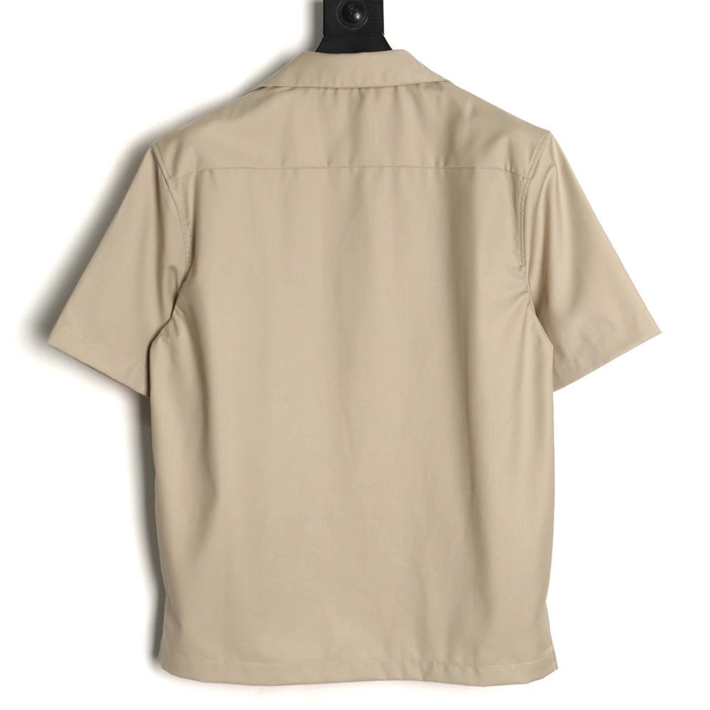Louis Vuitton leather label short-sleeved shirt,Louis Vuitton