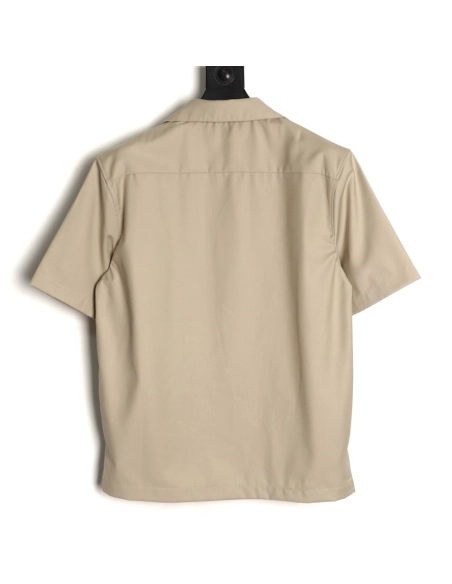 Louis Vuitton leather label short-sleeved shirt,Louis Vuitton