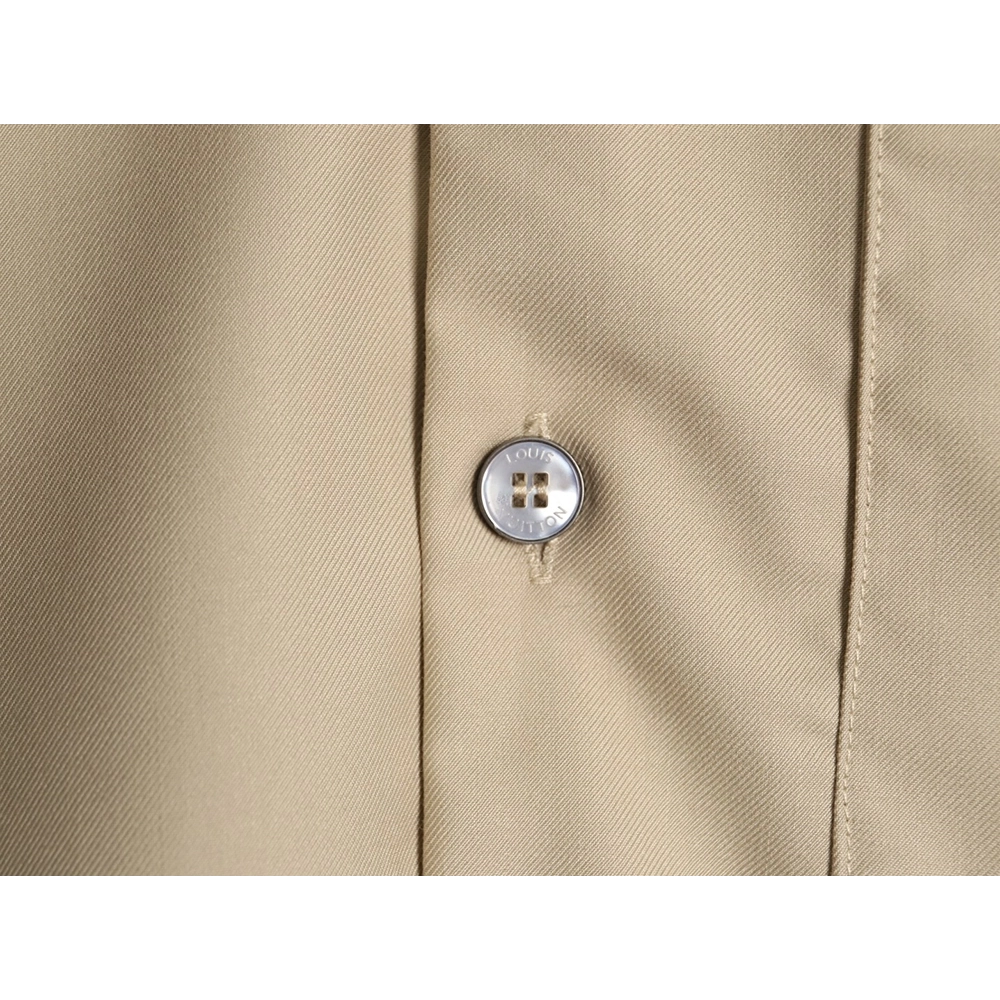 Louis Vuitton leather label short-sleeved shirt,Louis Vuitton