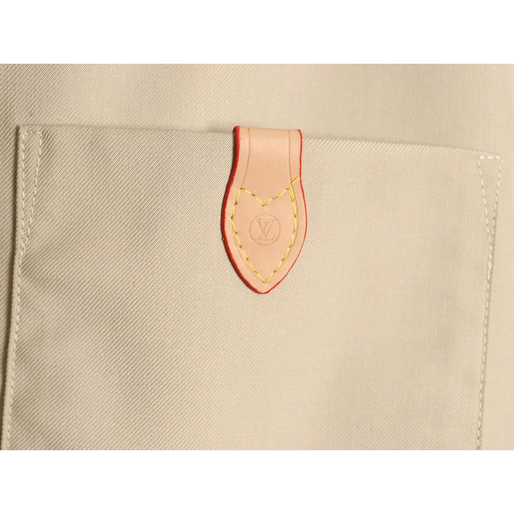 Louis Vuitton leather label short-sleeved shirt,Louis Vuitton