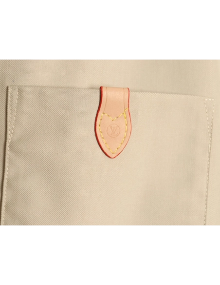 Louis Vuitton leather label short-sleeved shirt,Louis Vuitton