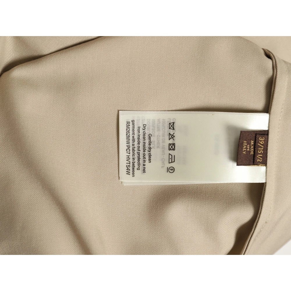 Louis Vuitton leather label short-sleeved shirt,Louis Vuitton