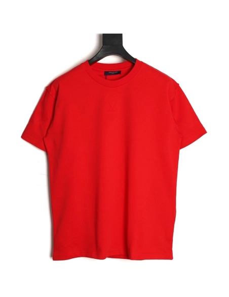 Louis Vuitton Tricolor Embossed Logo Short-Sleeve T-Shirt,Louis Vuitton