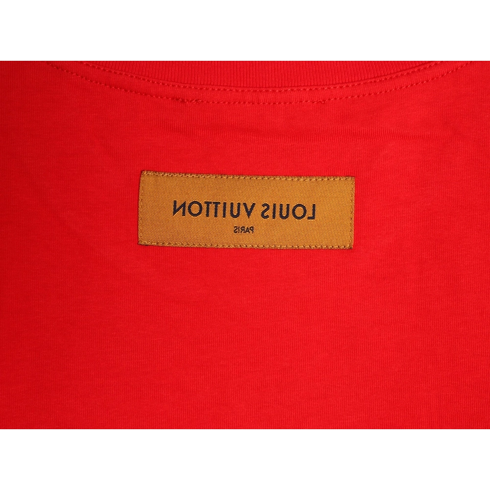 Louis Vuitton Tricolor Embossed Logo Short-Sleeve T-Shirt,Louis Vuitton