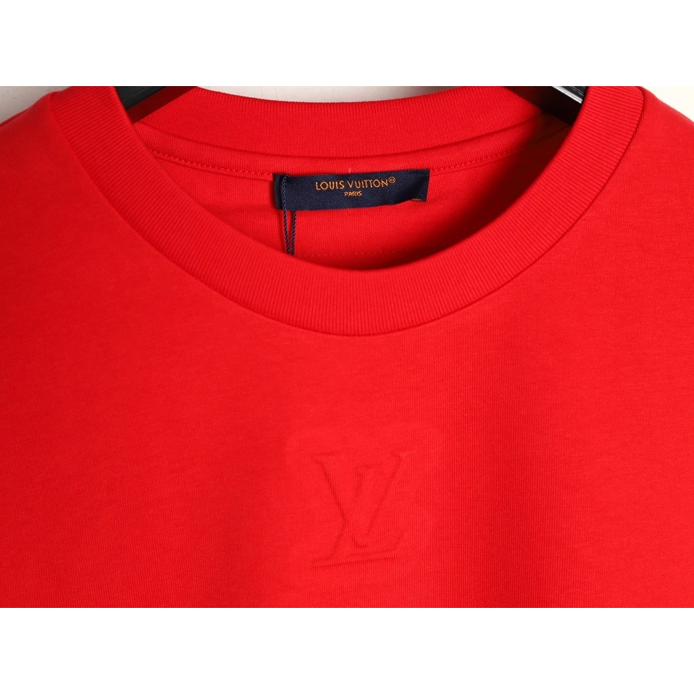 Louis Vuitton Tricolor Embossed Logo Short-Sleeve T-Shirt,Louis Vuitton