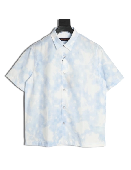 Louis Vuitton Overprinted Logo Short-Sleeve Shirt,Louis Vuitton