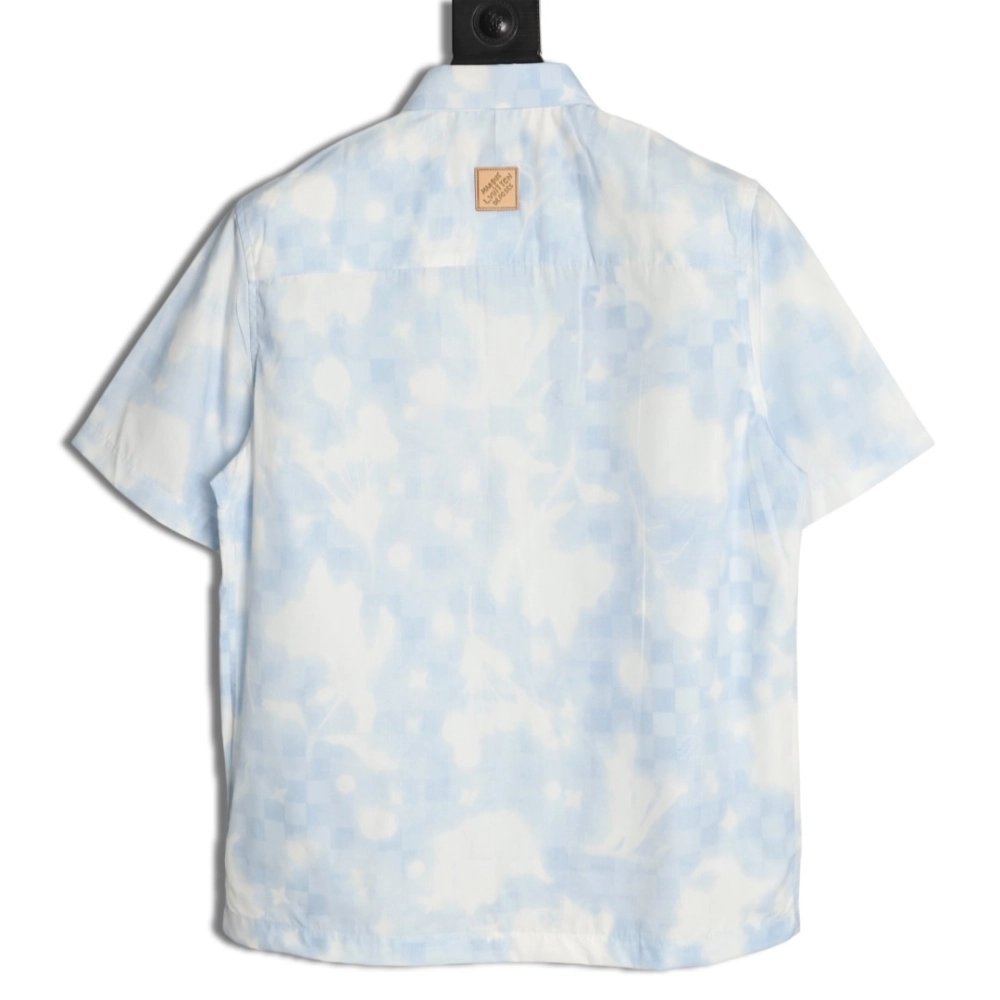 Louis Vuitton Overprinted Logo Short-Sleeve Shirt,Louis Vuitton