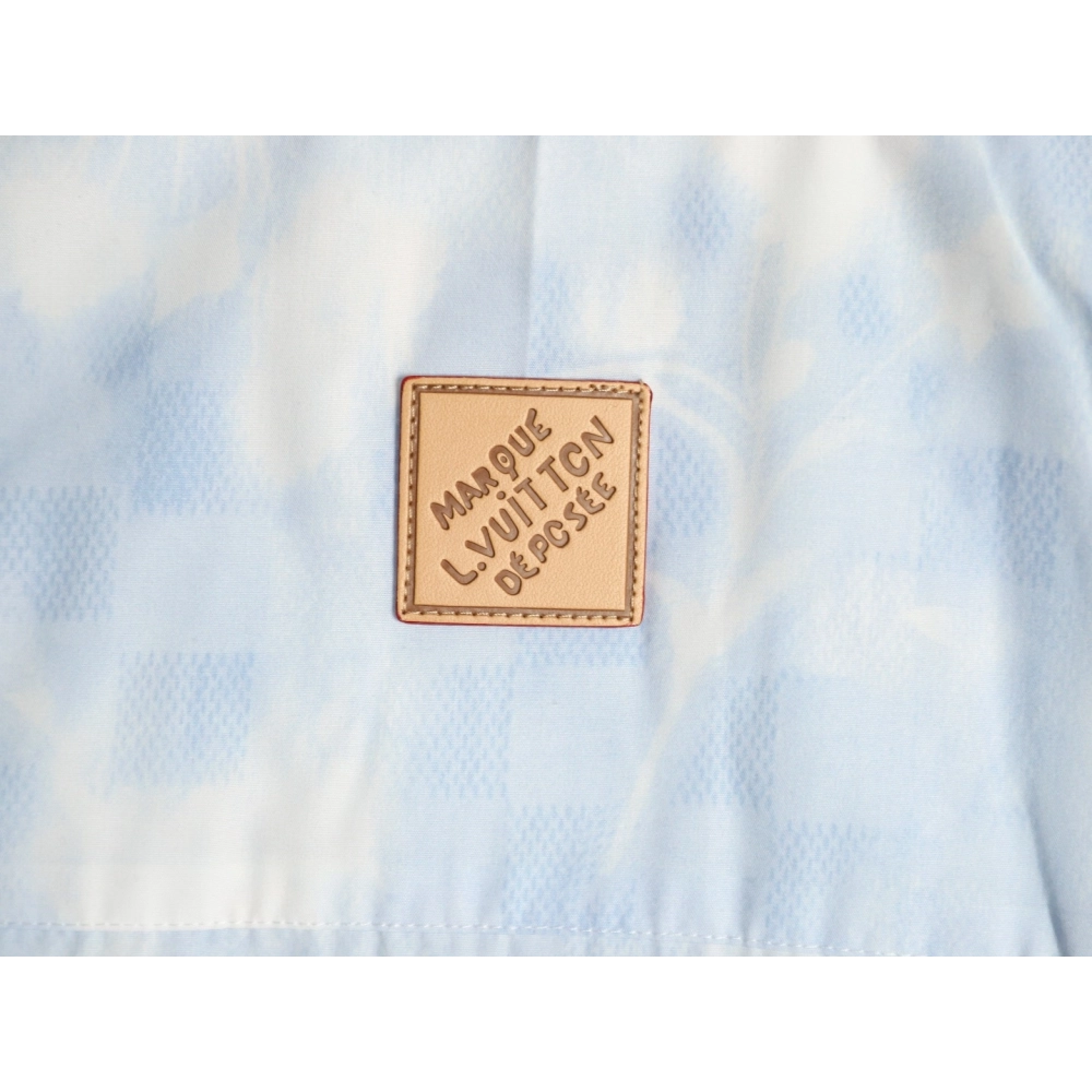 Louis Vuitton Overprinted Logo Short-Sleeve Shirt,Louis Vuitton