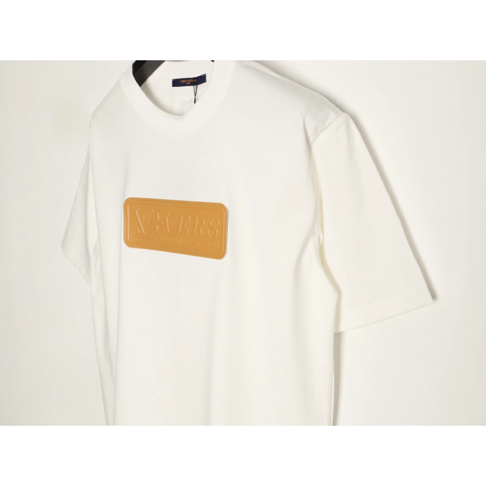 Louis Vuitton Chest Leather Patch Short-Sleeve T-Shirt,Louis Vuitton