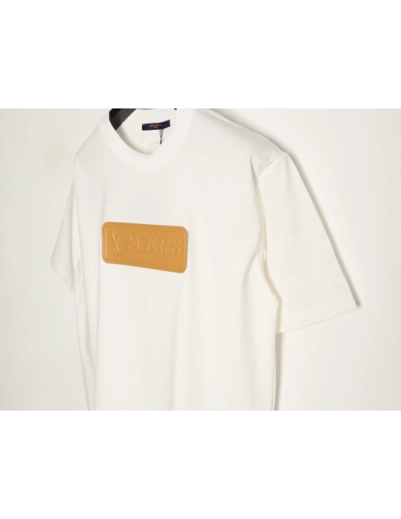 Louis Vuitton Chest Leather Patch Short-Sleeve T-Shirt,Louis Vuitton